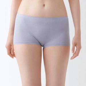 Muji Lyocell Boy Shorts Slip Damen Grau | BC9C8R97J