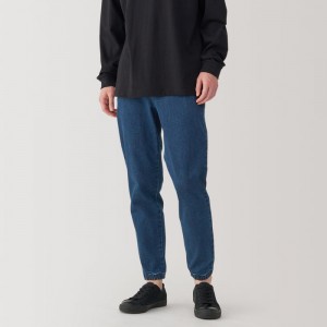Muji Super Stretchy Denim Jogginghose Herren Blau | VE8J3F15P