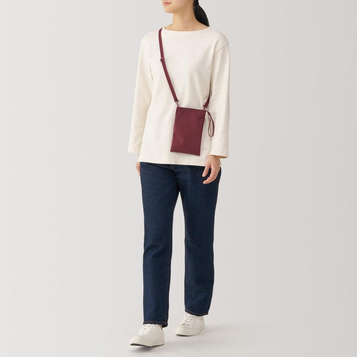 Muji 2-Way Water Repellent Mini Umhängetasche Herren Rot | ZE5B9Y25U
