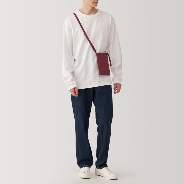 Muji 2-Way Water Repellent Mini Umhängetasche Herren Rot | ZE5B9Y25U