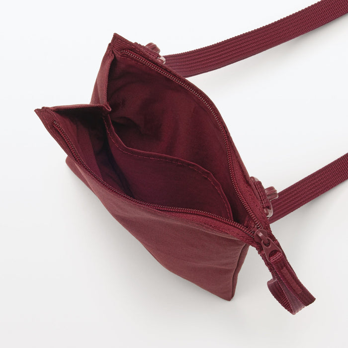 Muji 2-Way Water Repellent Mini Umhängetasche Herren Rot | ZE5B9Y25U