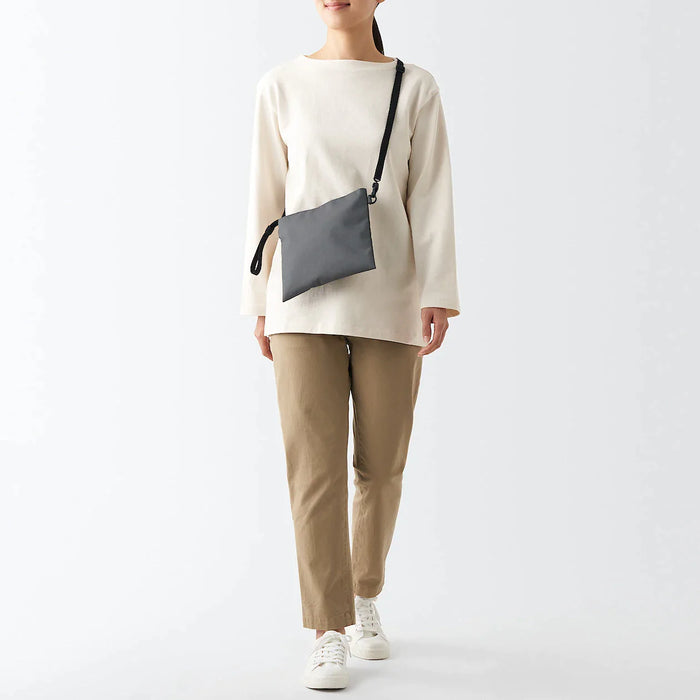 Muji 2-Way Water Repellent Umhängetasche Herren Grau | WY7J3G03Z