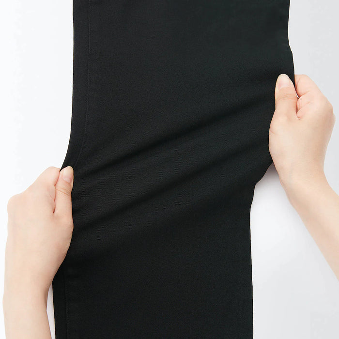 Muji 4-Way Stretch Chino Slim Tapered Hose Damen Navy | OD4C7N08V