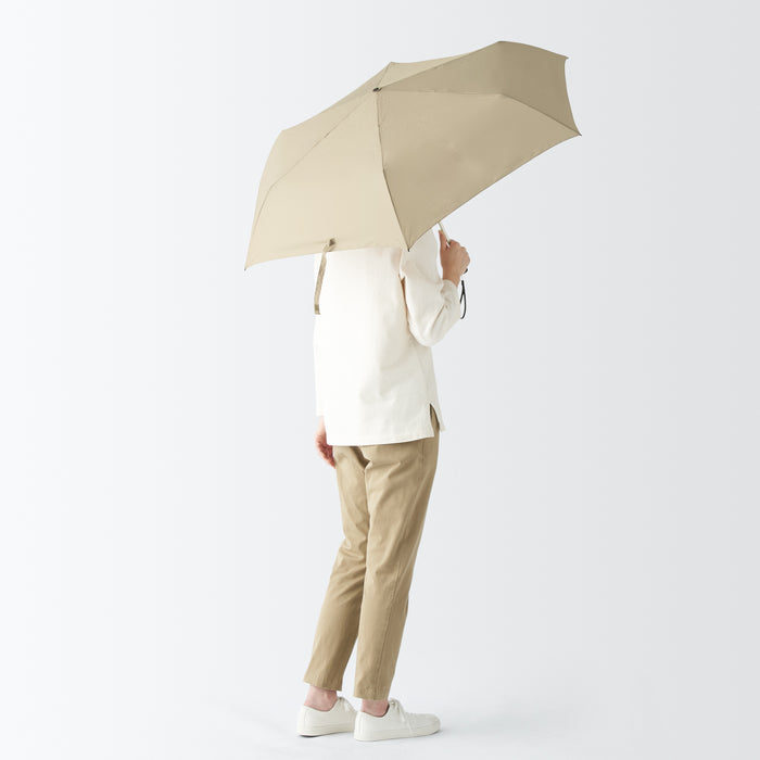 Muji All-Weather Foldable Regenschirme Damen Beige | ZT8W9P28C
