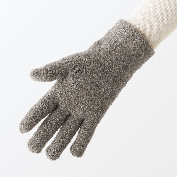 Muji Boucle Touchscreen Handschuhe Herren Grau | OB1L2B26U