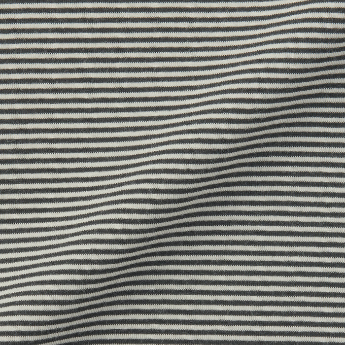 Muji Brushed Ribbed Turtleneck Long Sleeve Striped T-shirts Damen Schwarz | UE0M6U30X
