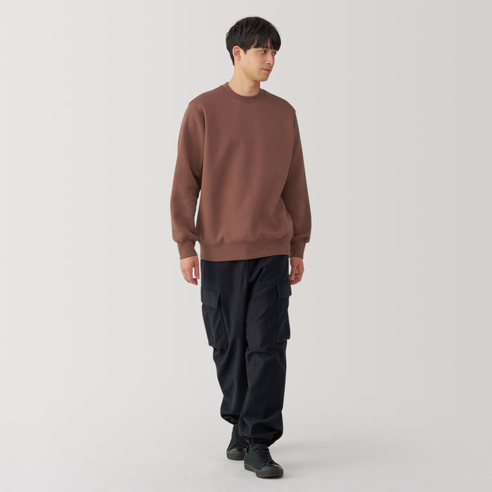 Muji Brushed Sweatshirts Herren Rot | KT7K1V35F