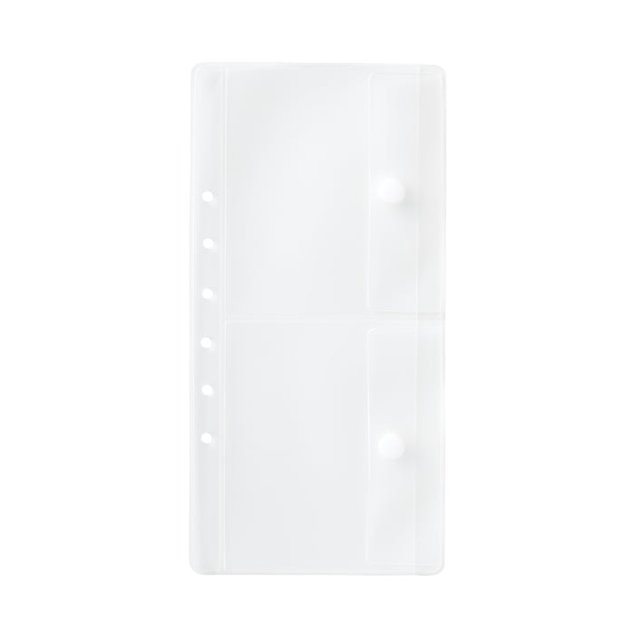 Muji Clear Pocket Divider Refill for Passport Koffertasche Herren Schwarz | BM0Y7M57O