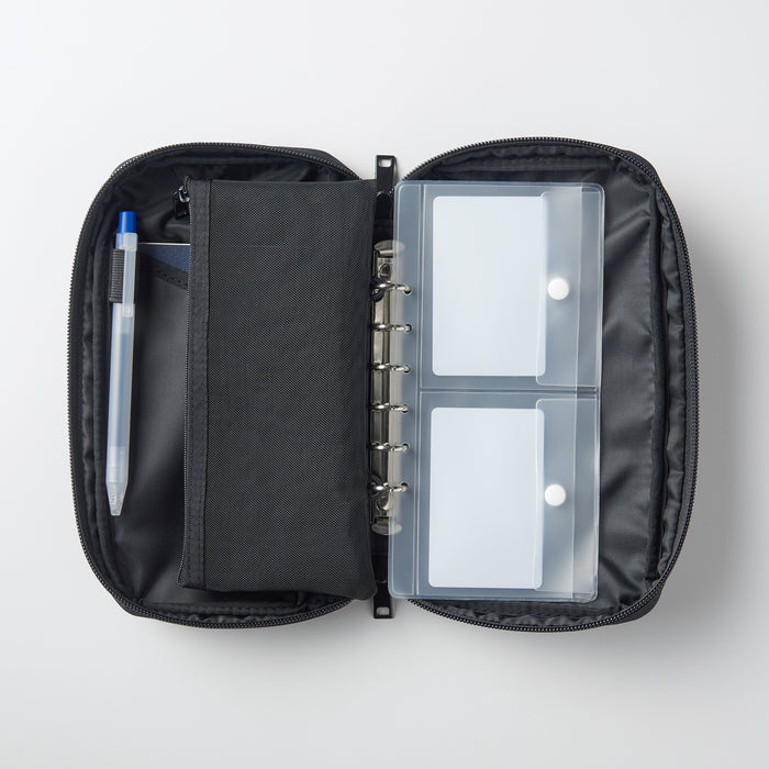 Muji Clear Pocket Divider Refill for Passport Koffertasche Herren Schwarz | BM0Y7M57O