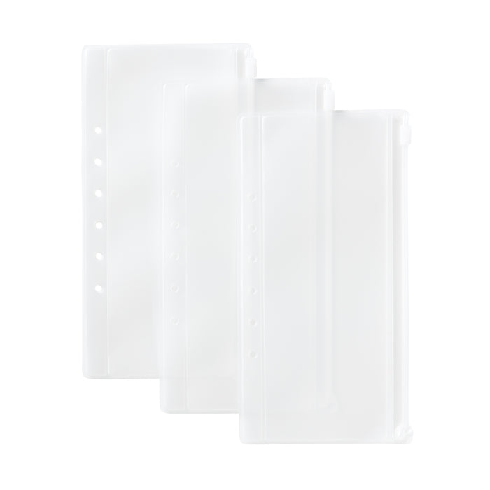 Muji Clear Pocket Refill 3pcs Set for Passport Koffertasche Herren Schwarz | VY1K6D74S