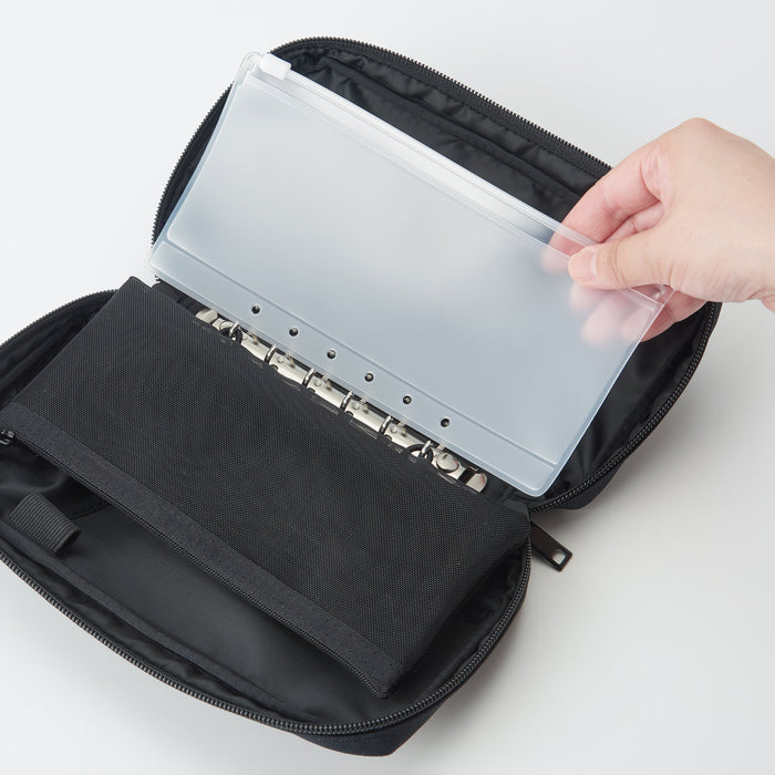 Muji Clear Pocket Refill 3pcs Set for Passport Koffertasche Herren Schwarz | VY1K6D74S