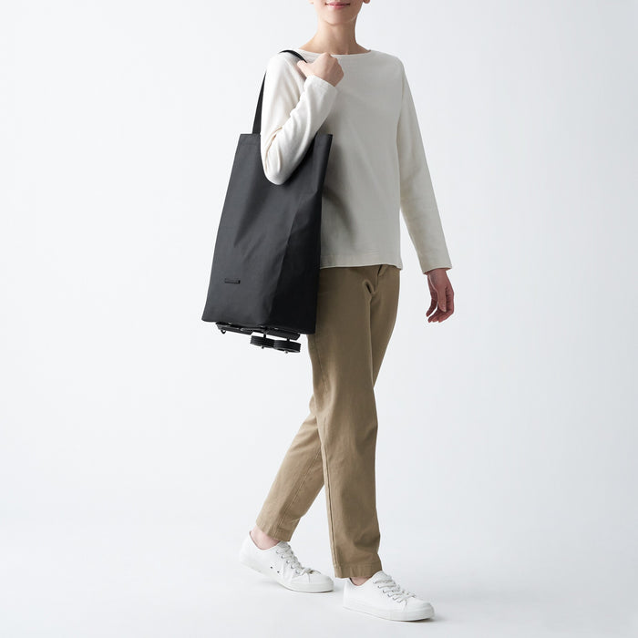 Muji Collapsible Shopping Cart Tragetaschen Herren Schwarz | LX8R4K93O