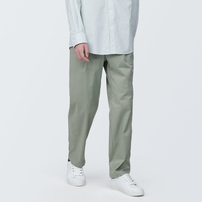 Muji Crease-Resistant Darted Wide Easy Hose Damen Grau | GB5C7W12B