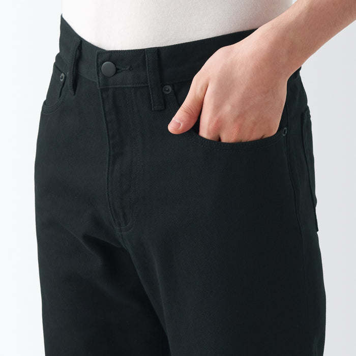 Muji Denim Regular Fit Jeans Herren Schwarz | XX3Q0J54B