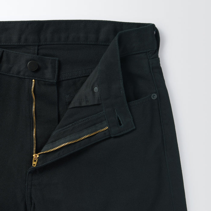 Muji Denim Regular Fit Jeans Herren Schwarz | VZ5U0M85N
