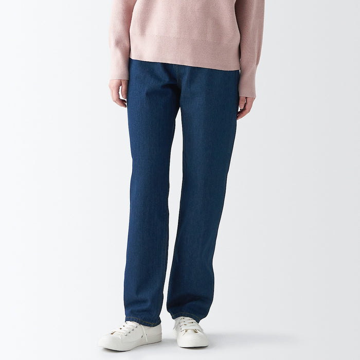 Muji Denim Regular Jeans Damen Navy | BI3S3Y19Z