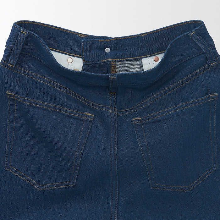 Muji Denim Regular Jeans Damen Navy | BI3S3Y19Z