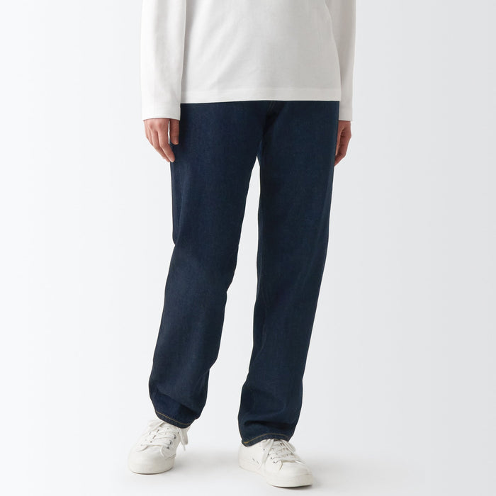Muji Denim Regular Jeans Damen Navy | QF6U6S71X