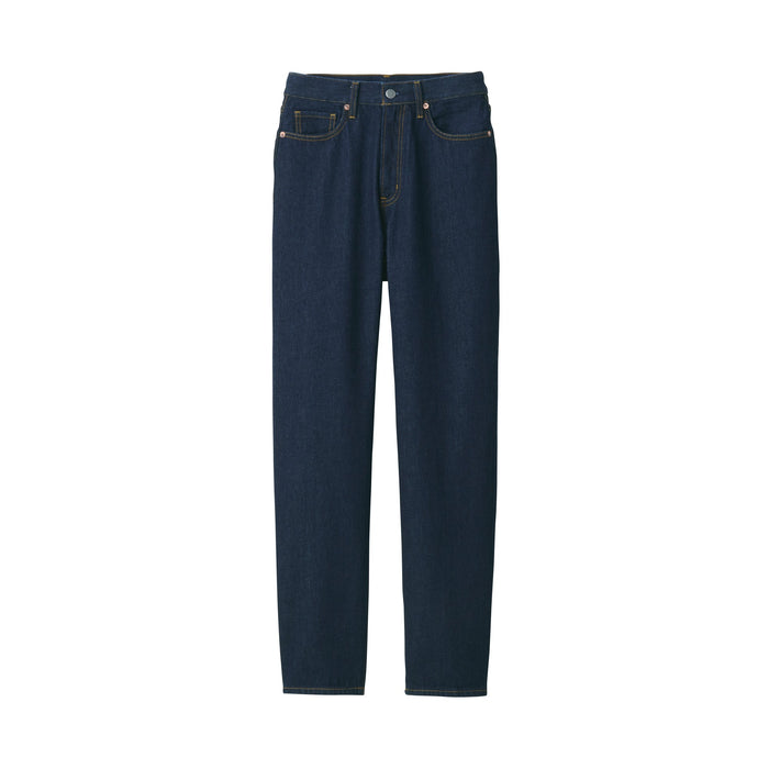 Muji Denim Regular Jeans Damen Navy | QF6U6S71X