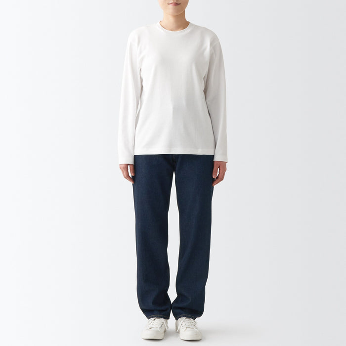 Muji Denim Regular Jeans Damen Navy | UA2Y2O74C