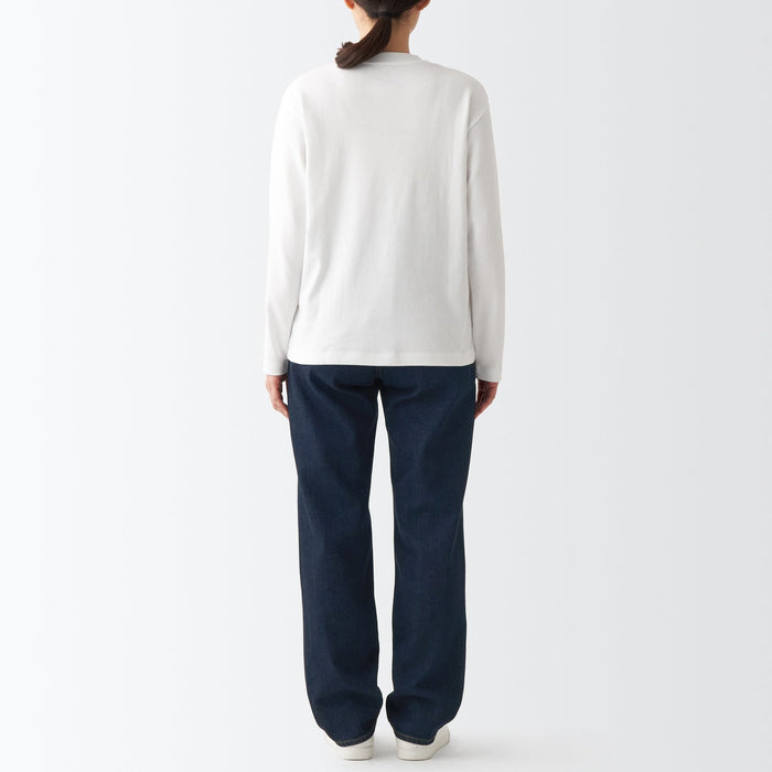 Muji Denim Regular Jeans Damen Navy | UA2Y2O74C