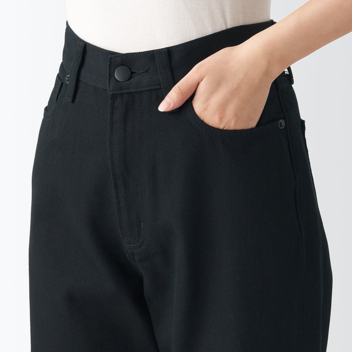 Muji Denim Regular Jeans Damen Schwarz | XI4B9Q39U