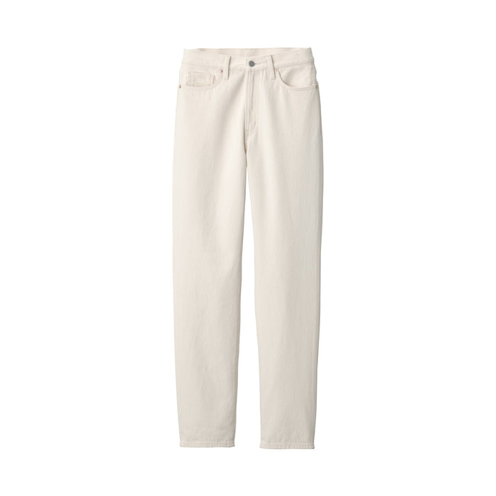 Muji Denim Regular Jeans Damen Weiß | BZ0X7K13D
