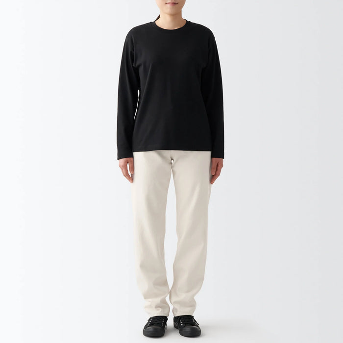 Muji Denim Regular Jeans Damen Weiß | LB3I7J72O