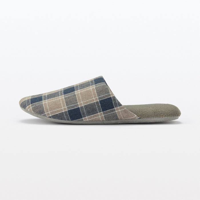 Muji Flannel Hausschuhe Damen Grau | ML5F4T27D