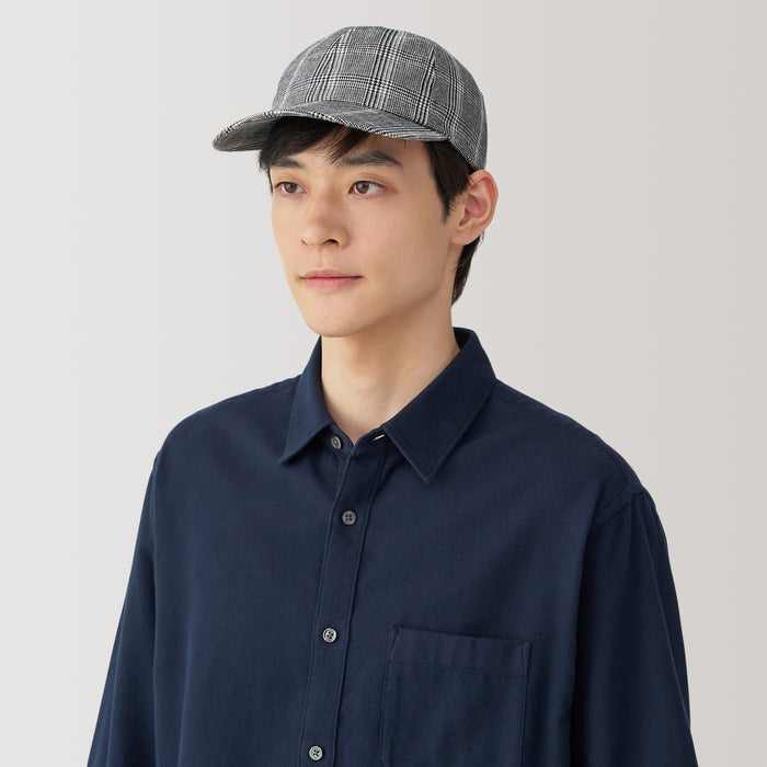 Muji Flannel Kappen Damen Grau | KZ6N7U13H