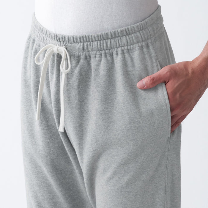 Muji French Terry Hose Herren Schwarz | TS6P0N17V