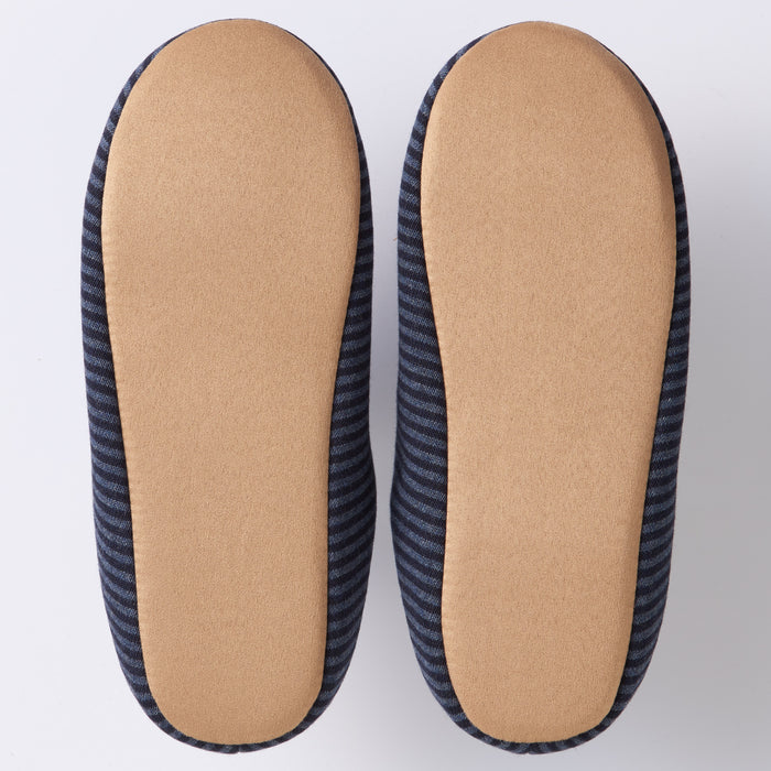 Muji Jersey Knitted Cushion Hausschuhe Damen Navy | VM7I8B11X