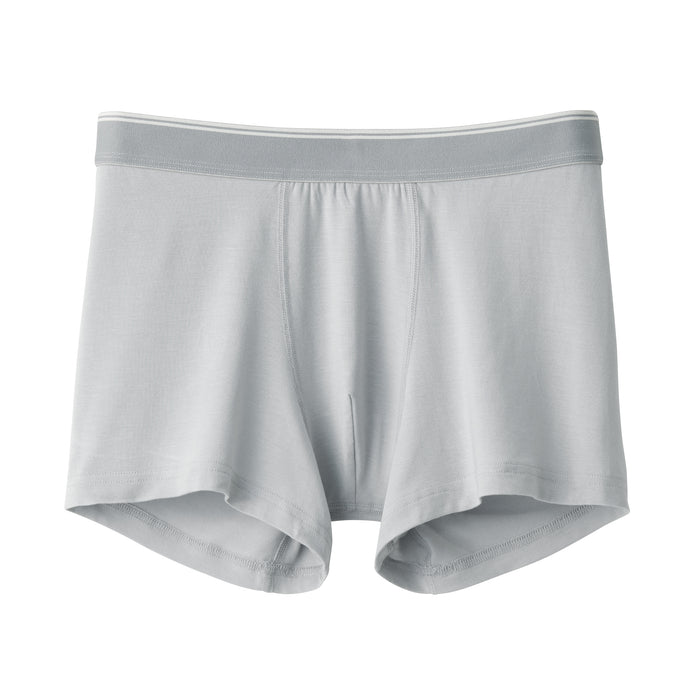 Muji Lyocell Low Rise Boxer Slip Herren Grau | OW9J3U99N