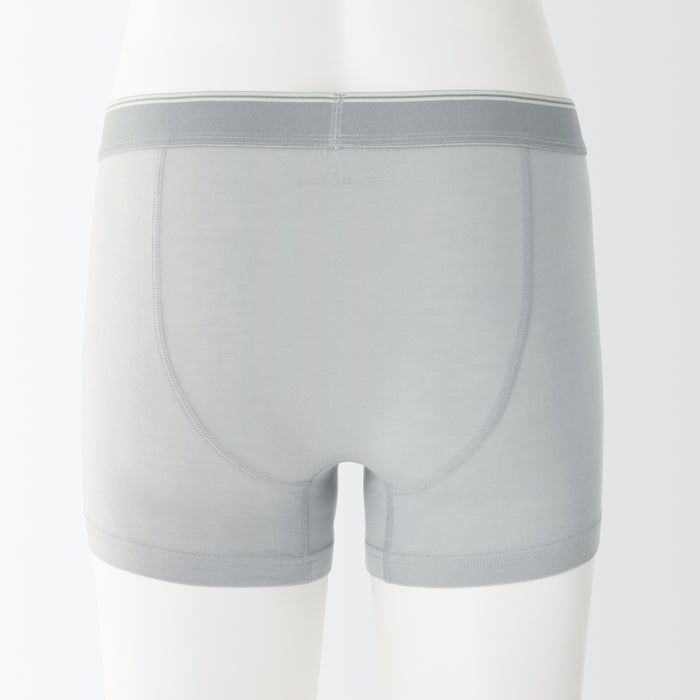 Muji Lyocell Low Rise Boxer Slip Herren Grau | OW9J3U99N