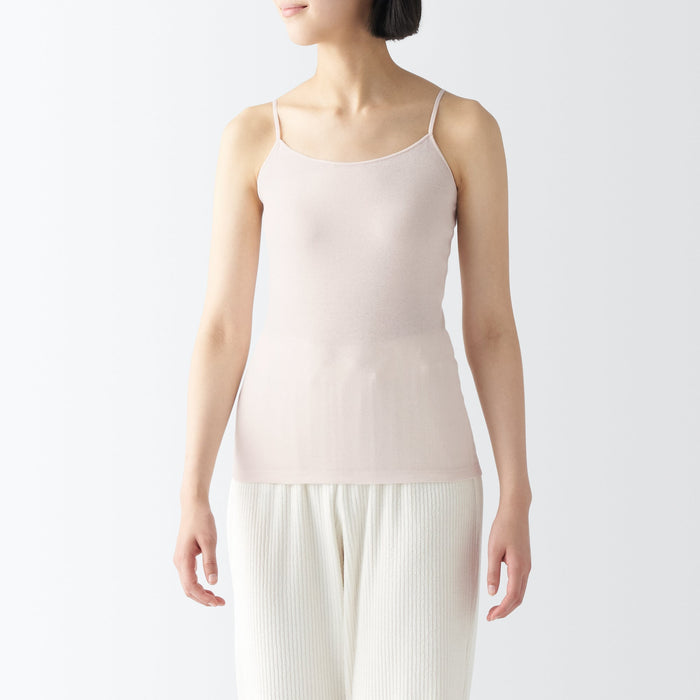 Muji Moisture Wicking Cotton Lightweight Tanktop Damen Weiß | RK1S6D88J