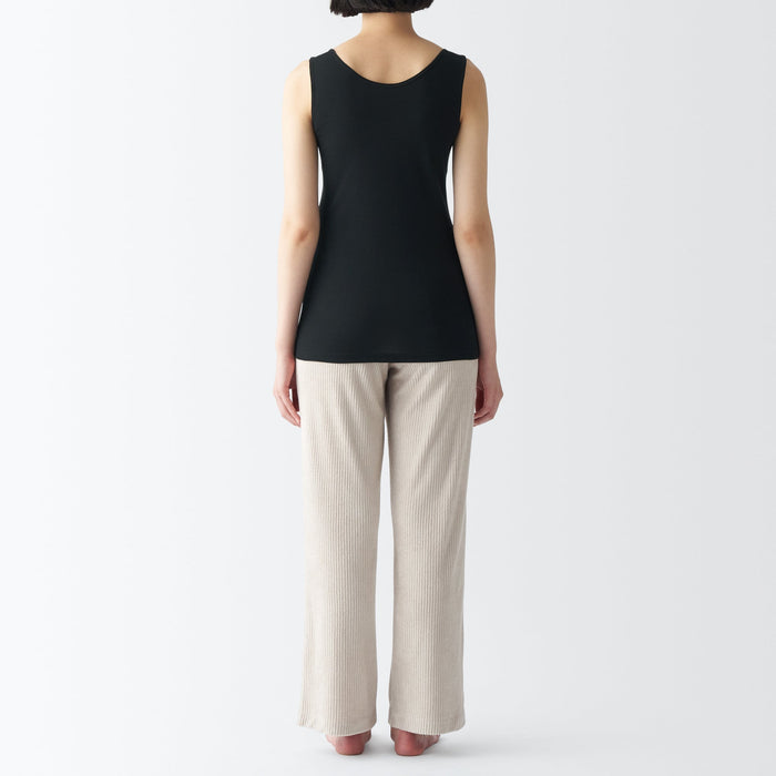 Muji Moisture Wicking Cotton with Sweat Pads Tanktop Damen Schwarz | ER2N5R16P