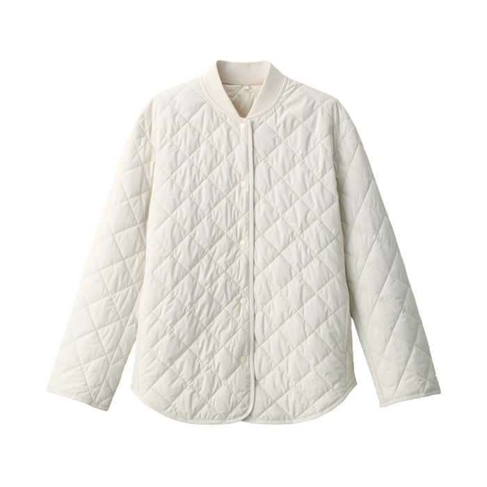 Muji Padding Quilted Jacken Damen Weiß | LE0N4E70S