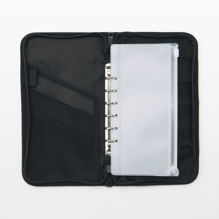 Muji Pocket Passinhaber Damen Schwarz | PN4W6Q06J