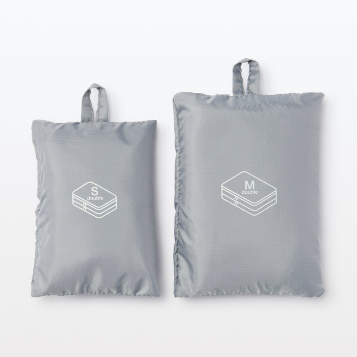 Muji Polyester Gusset Kulturbeutel Damen Grau | MB4A3J98F