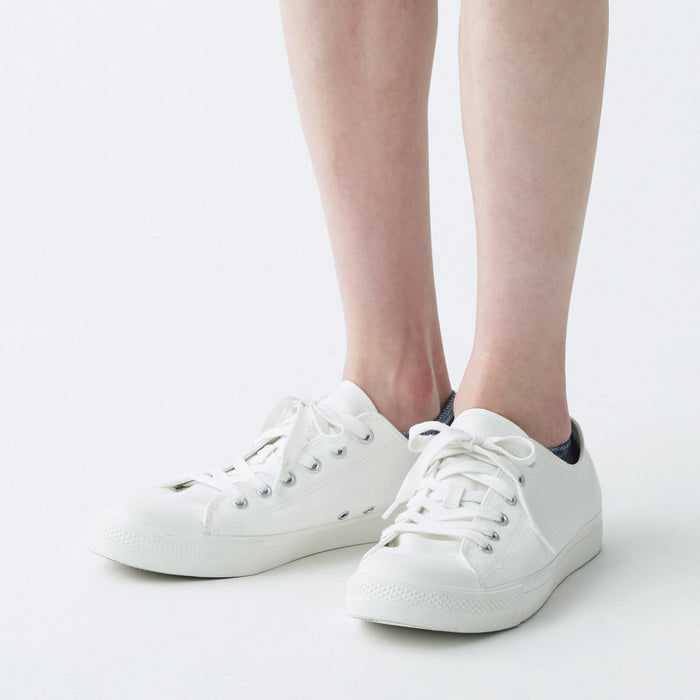 Muji Right Angle Excess Yarn Sneaker Pack of 3 Socken Damen Navy | MB0W3P62U