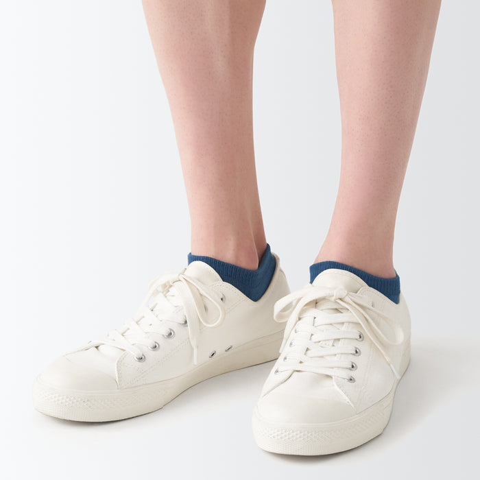Muji Right Angle Pile Sneaker-In 23-30cm Socken Damen Navy | HO3B5Y28N