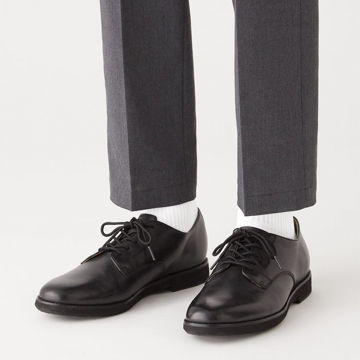 Muji Right Angle Ribbed Socken Damen Schwarz | OE5Y4L42C