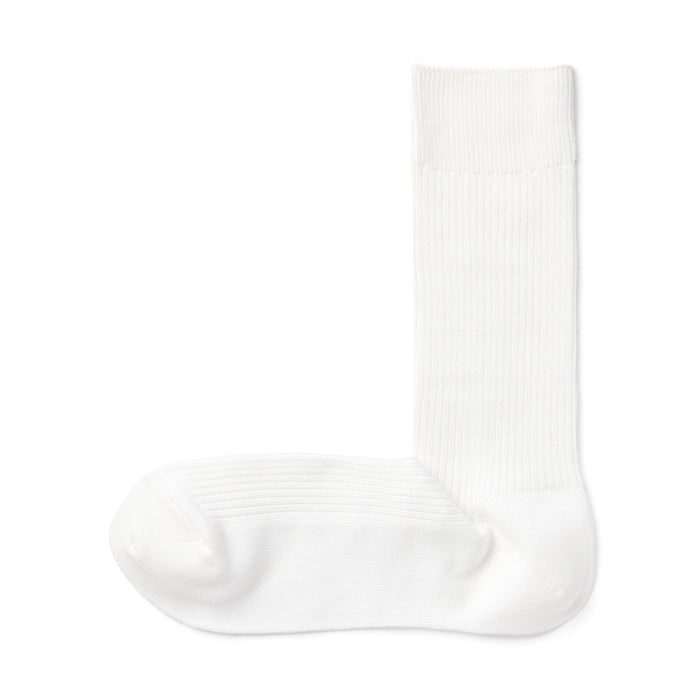 Muji Right Angle Ribbed Socken Damen Schwarz | OE5Y4L42C
