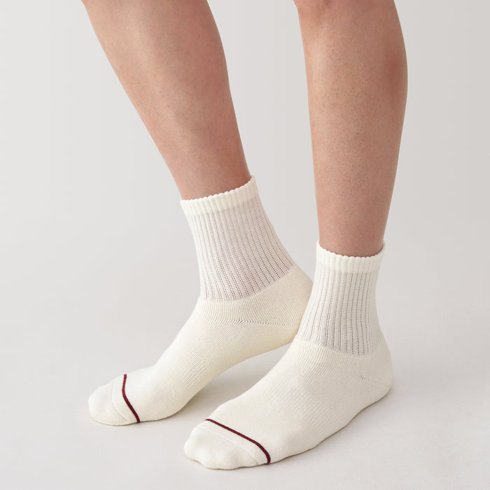 Muji Right Angle Warm Cotton Blend Thick Short Socken Damen Grau | SV1C8I60S