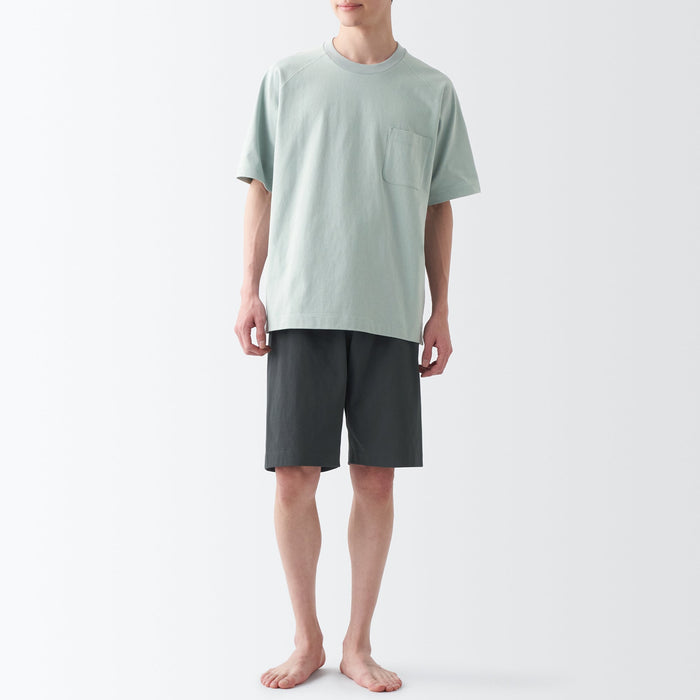 Muji Short Sleeve Loungewear Pyjama Damen Grau | QE7W0P87V