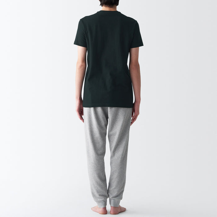 Muji Side Seamless Jersey Crew Neck Short Sleeve T-shirts Herren Schwarz | SZ6N1S13W