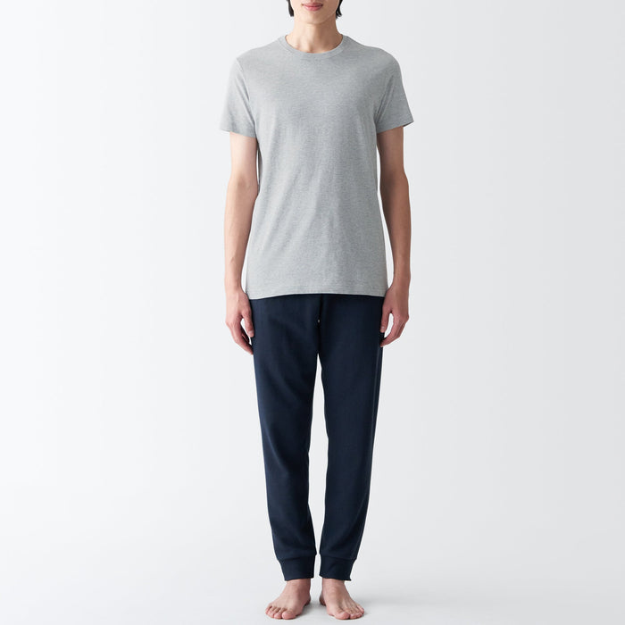 Muji Side Seamless Jersey Crew Neck Short Sleeve T-shirts Herren Grau | YN6F3I46A