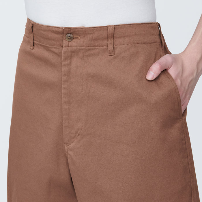 Muji Stretch Chino Kurze Hose Damen Rot | YB9T5L10X