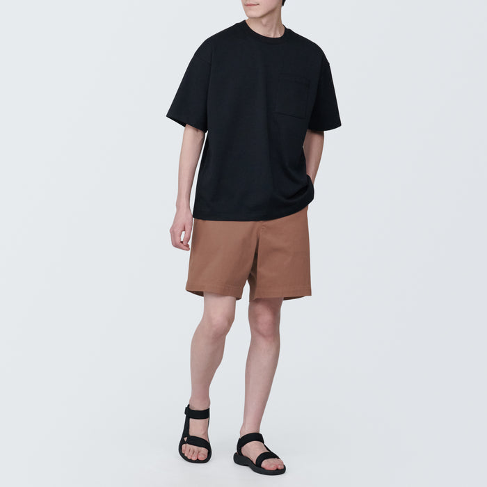 Muji Stretch Chino Kurze Hose Herren Rot | WG2S4O87L