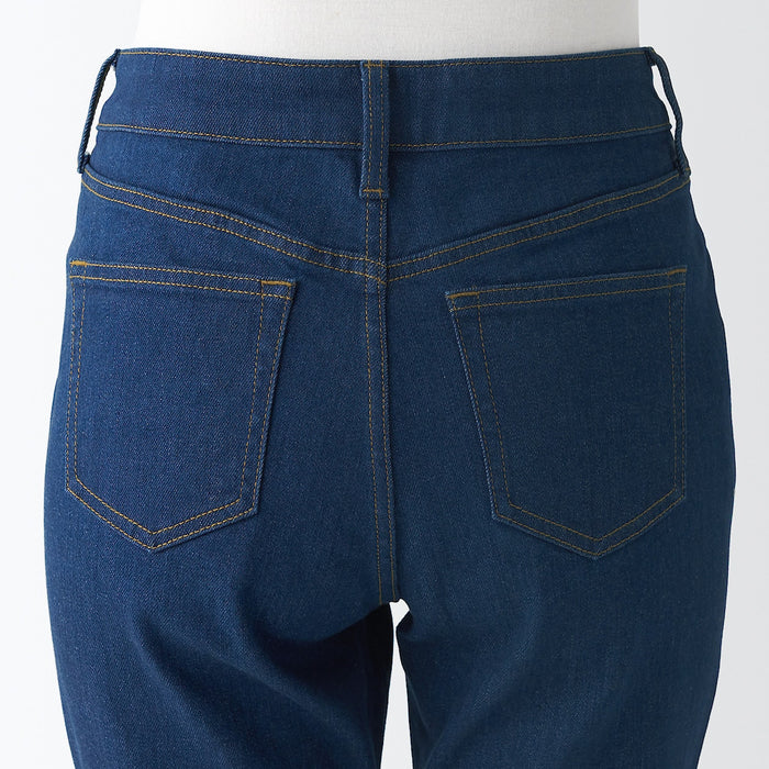 Muji Stretch Denim Slim Jeans Damen Blau | OR1D8X90E
